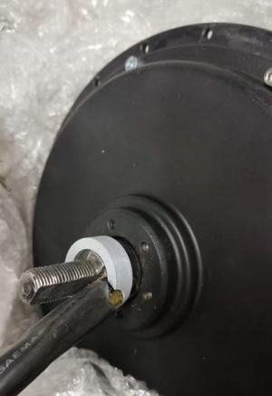 wheel motor cable protection