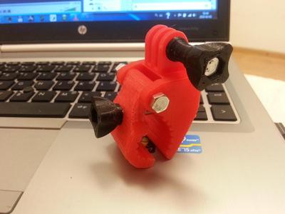 GoPro pipe mount