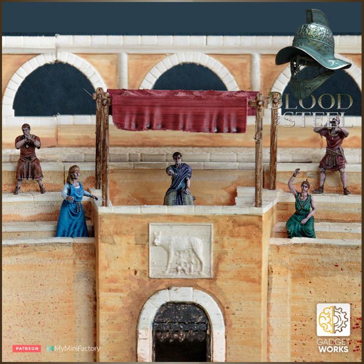 Roman Gladiator Audience - Blood and Steel