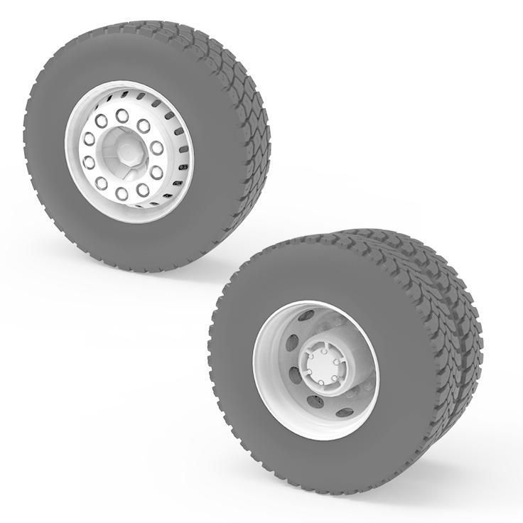 Wheels Truck - Back and Front