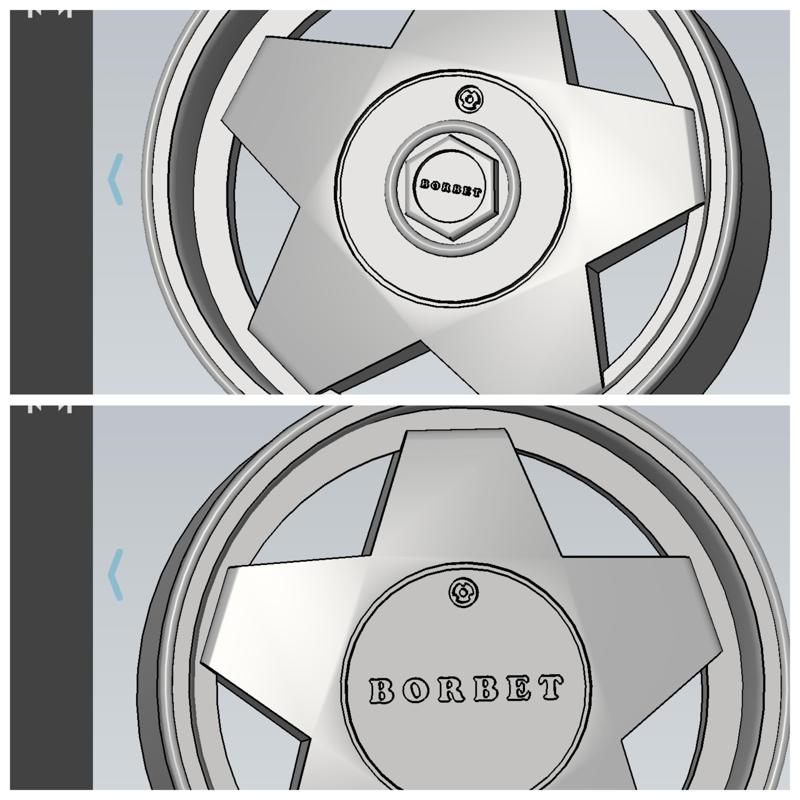 1/18 replica Borbet A disk