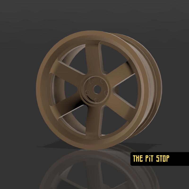 1/10 RC Drift Car Rays TE37 Wheel