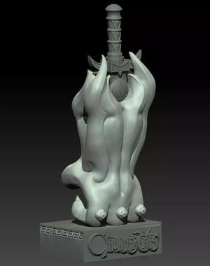 Omens Sword and Shield - Lifesize model