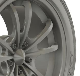 1/24 16x8 Mugen MF10 wheels