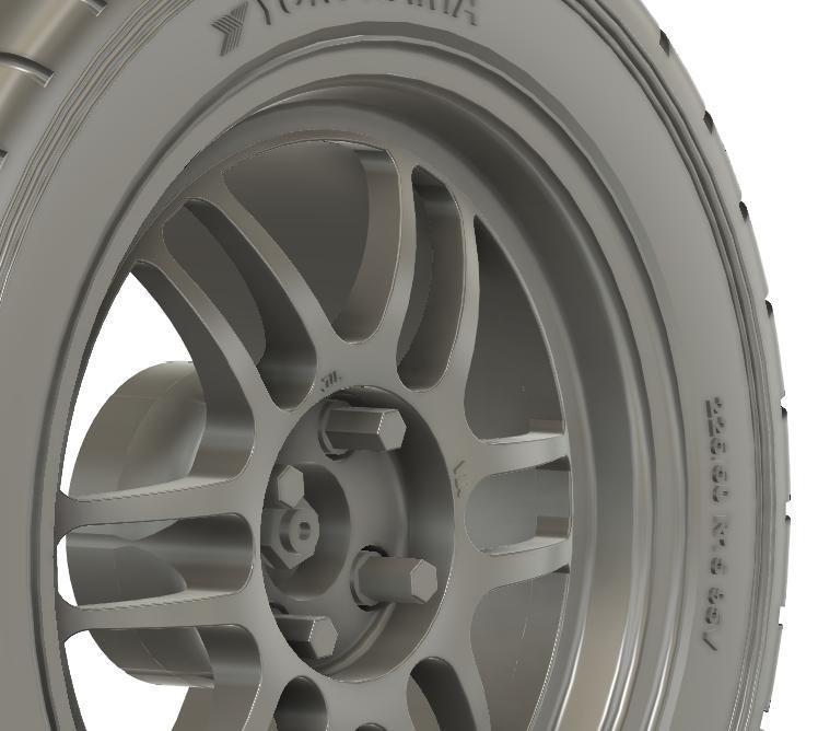 1/24 15x8 Enkei RPF1 wheels