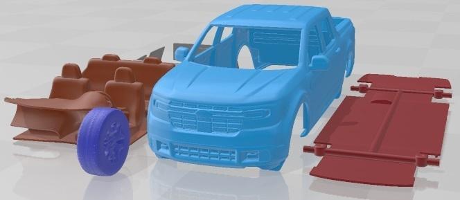 Ford Maverick Lariat 2022 Printable Car