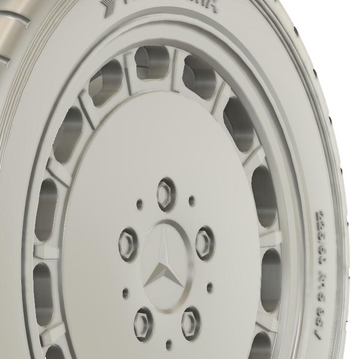 1/24 15x7 Benz classic 15 holes wheels