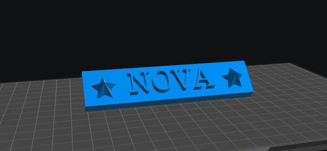 Nova Nameplate