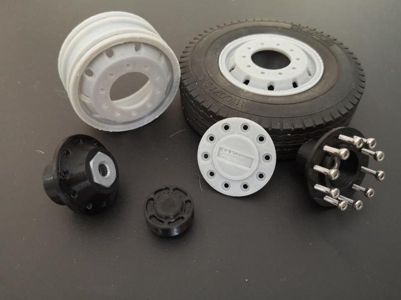 1/14 RC Tamiya truck rims set for standart tyre