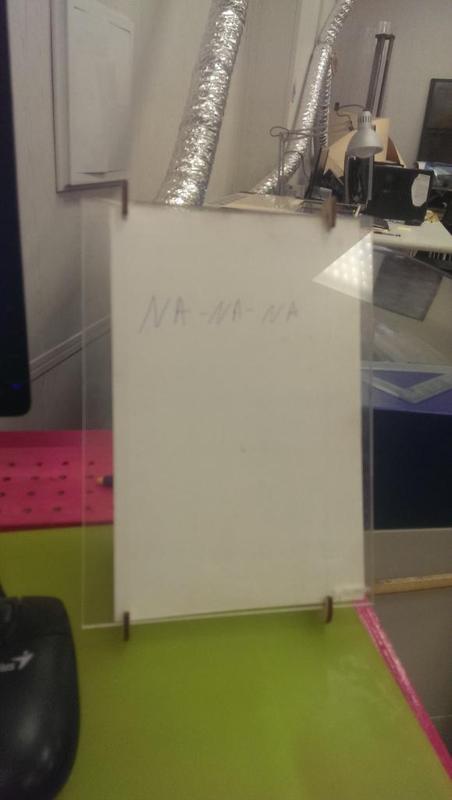 Promo paper stand by #fablab77