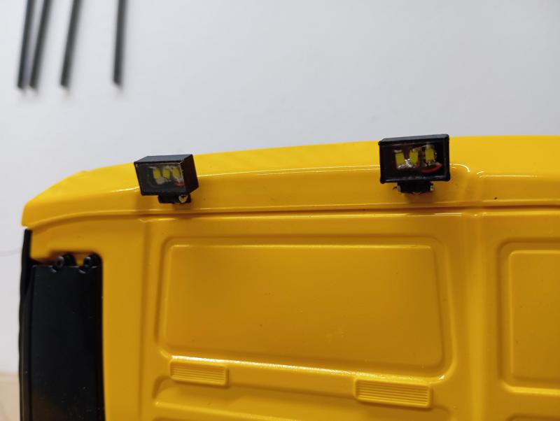 Work lights for RC truck