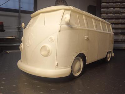 VOLKSWAGEN T1 SPLIT BUS TAMIYA TT02 CAR BODY SHELL 1/10 FRONT SECTION TEST Files