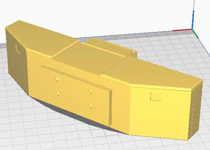 Frontweight for (RC) Bruder tractor