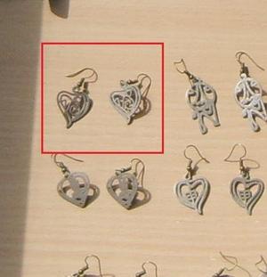 Capricorn Heart Earring