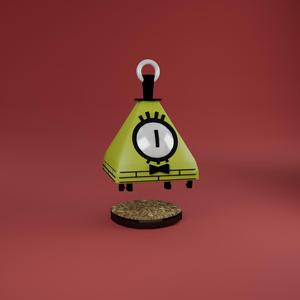 Bill Cipher Gravity falls keychain