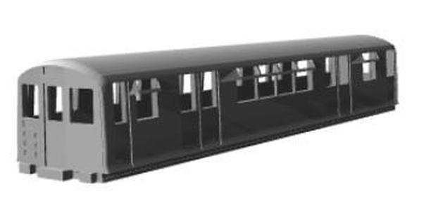 District Line O and P stock - Q38 Driver coach 1/43 scale