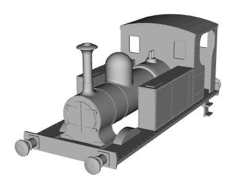 Great Southern and Western Railway class 90 0-6-0T loco 1/76 scale