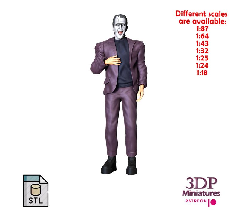 N1 Munsters Fred Gwynne Herman Munster