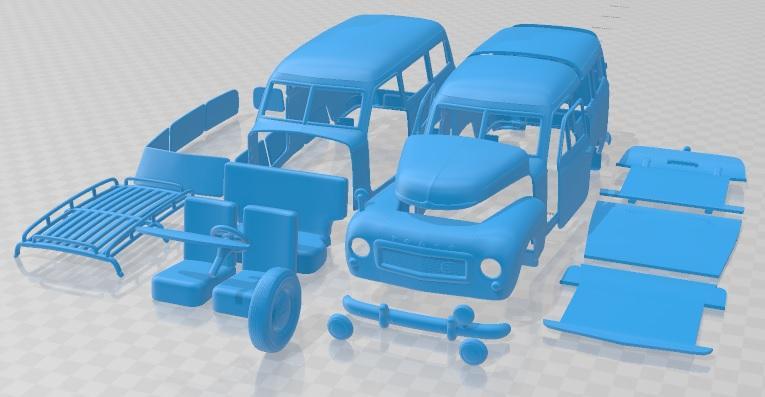 Volvo PV445 PH Duett 1958 Printable Car