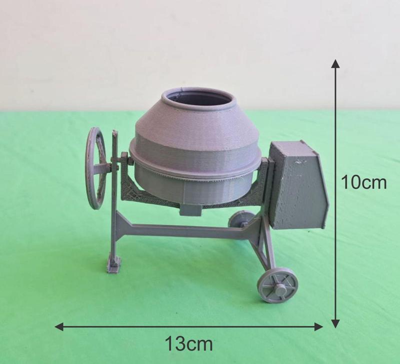 Betoneira Realistic 1/14 Concrete Mixer – - Hormigonera