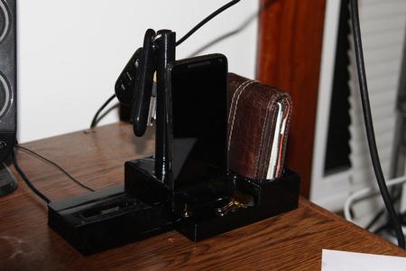 Wallet, Phone, and Key Dock