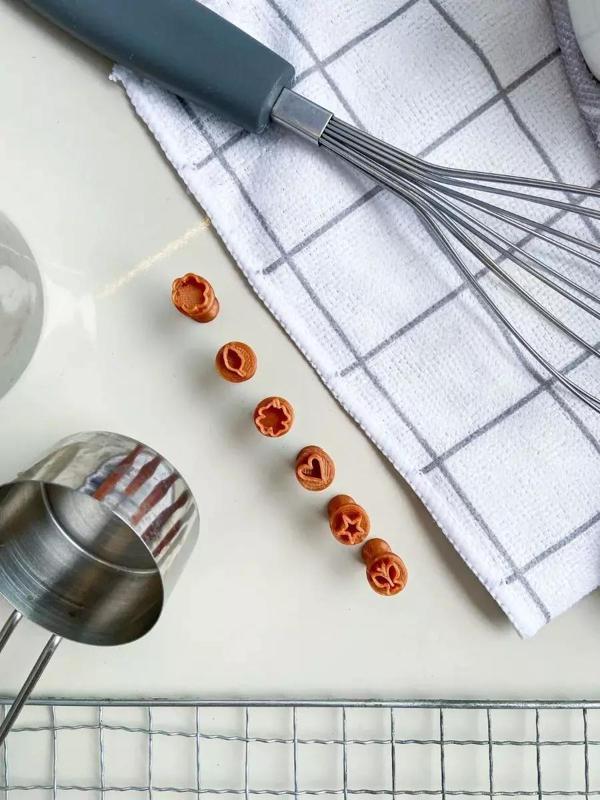 6 CARIMBOS DE BRIGADEIRO ESTRELA BORBOLETA FLOR CORACAO TREVO