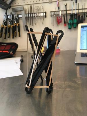 Laser Cut Tensegrity Toy