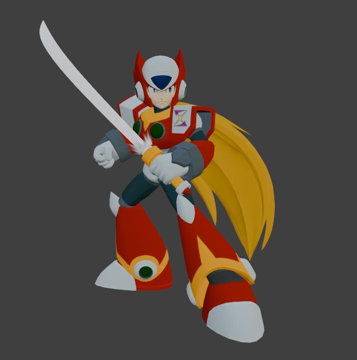 Zero Statue from Megaman Zero Ready to print