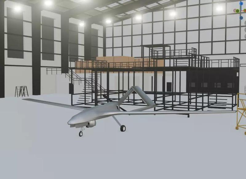 BAYRAKTAR TB2 3D Model