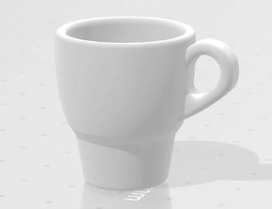 Coffee Cup Espresso Portuguese Delta Model