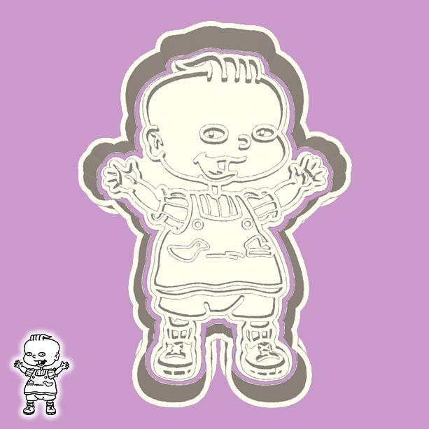 Rugrats cookie cutters - Phil DeVille (style 1)