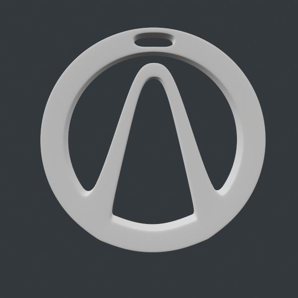 Vault symbol keychain