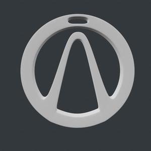 Vault symbol keychain