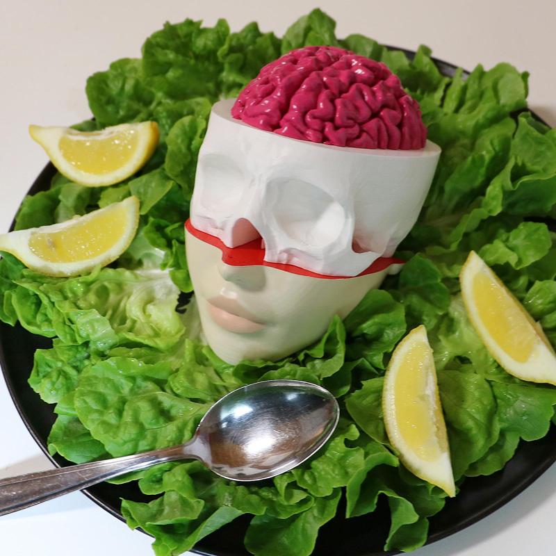 What is inside your head ? skull, brain, ... what else ?
