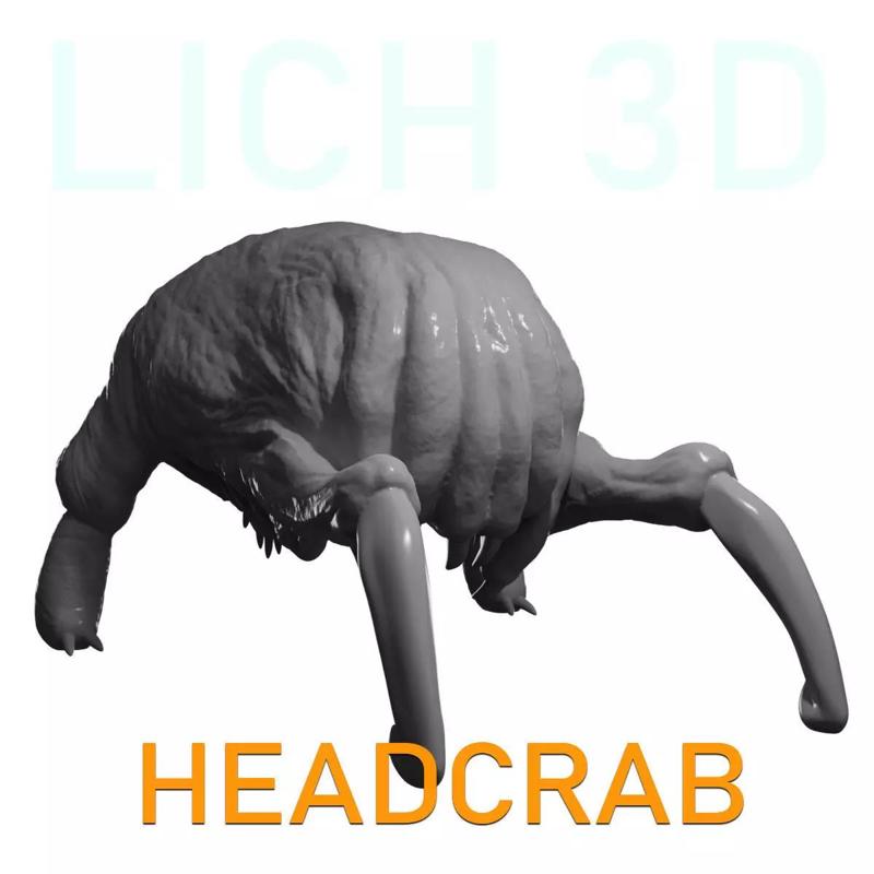 Headcrab classic version - Half-Life 2 - STL