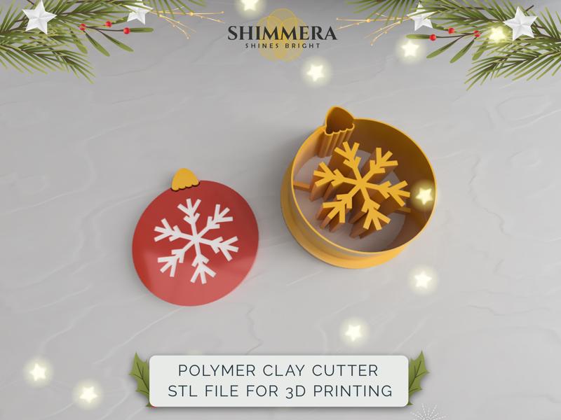 Christmas Ornament Polymer Clay Cutter