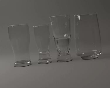 GLASSWARE---Beer Glasses 3D Model Collection