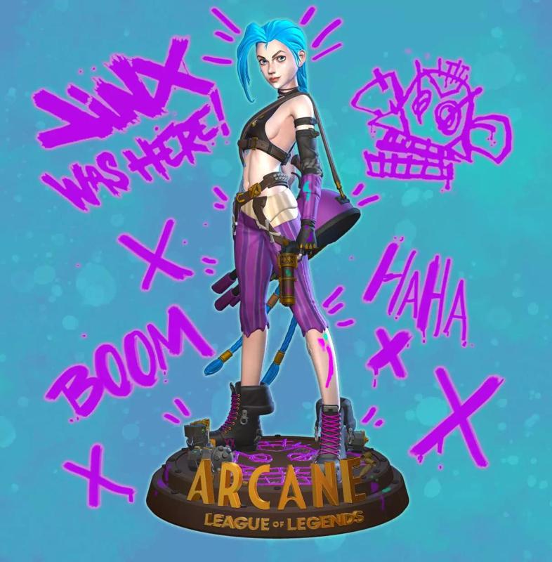 Jinx Arcane League of Legends
