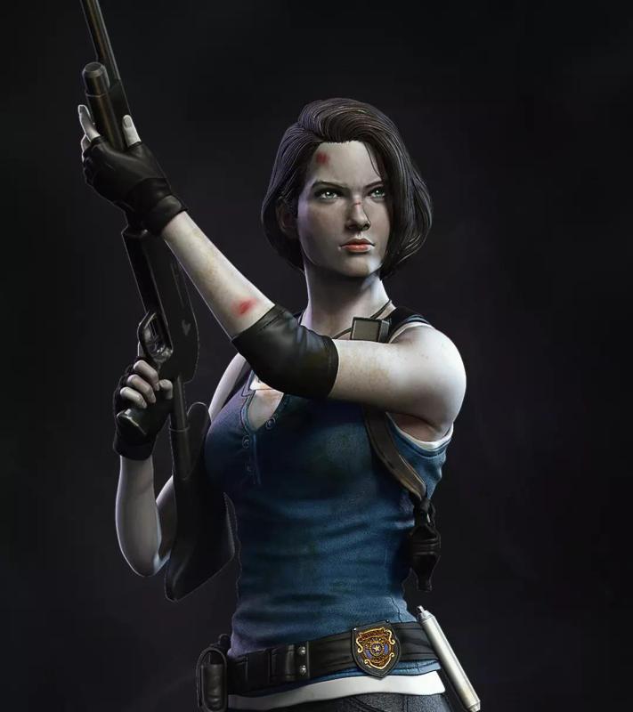 Jill Valentine Statue - Resident Evil 3