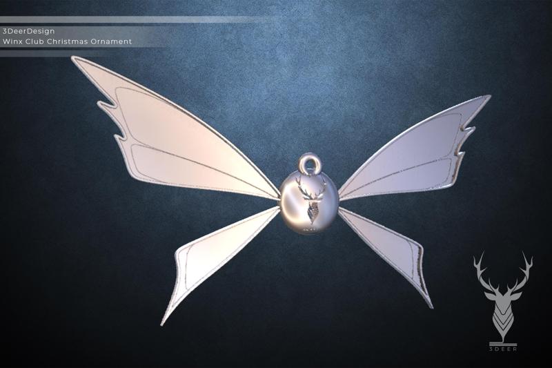 Winx Club Layla Aisha Wings Christmas Ornament