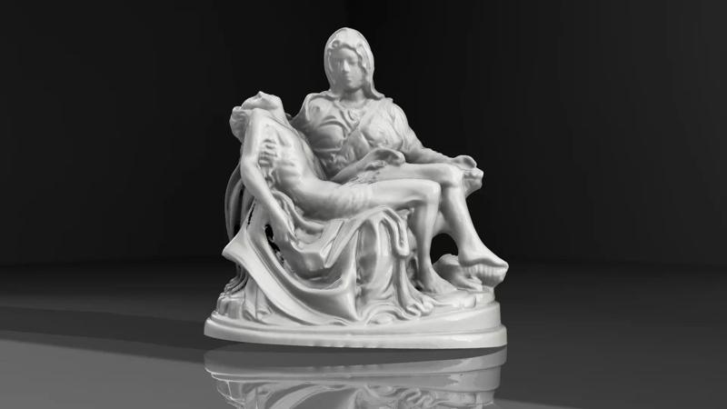 Pieta - 3D print model - Michelangelo