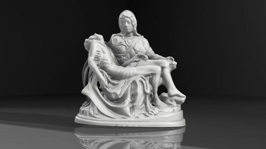 Pieta - 3D print model - Michelangelo