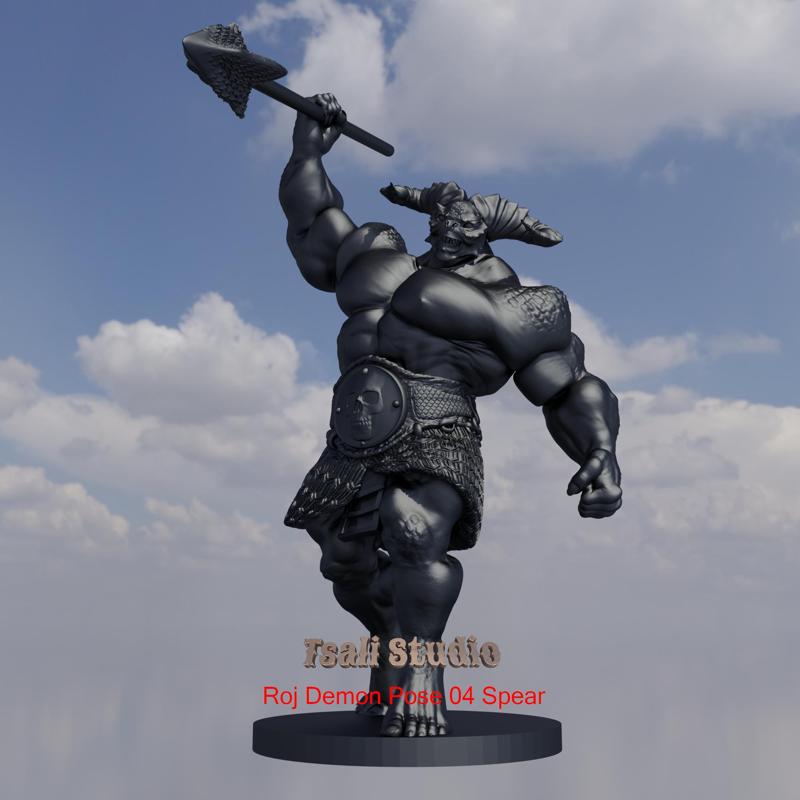 Roj Demon Pose Spear