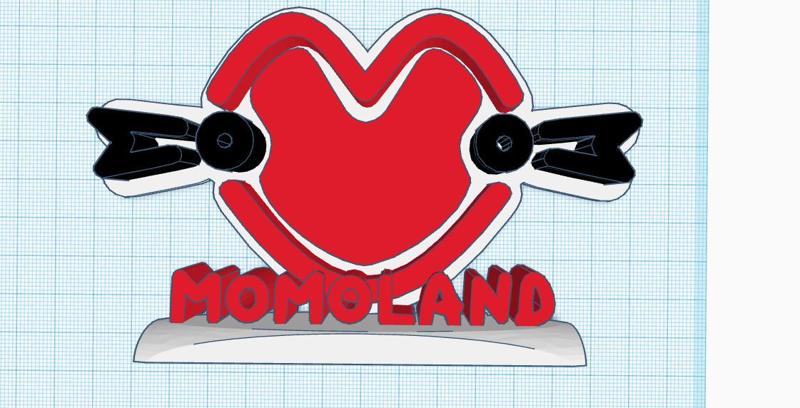 MomoLand Kpop Logo Display Ornament