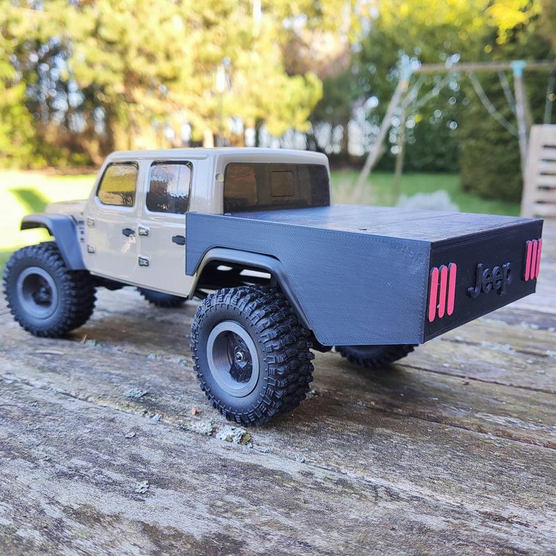 SCX24 AXIAL JEEP GLADIATOR FLAT MEGA BED