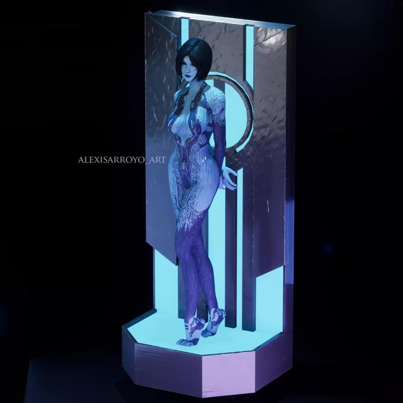 Halo Cortana Holographic Version