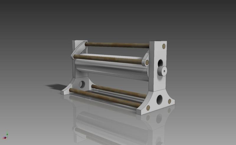 Stackable tin foil/plastic wrap/cling wrap holder and dispenser version 2