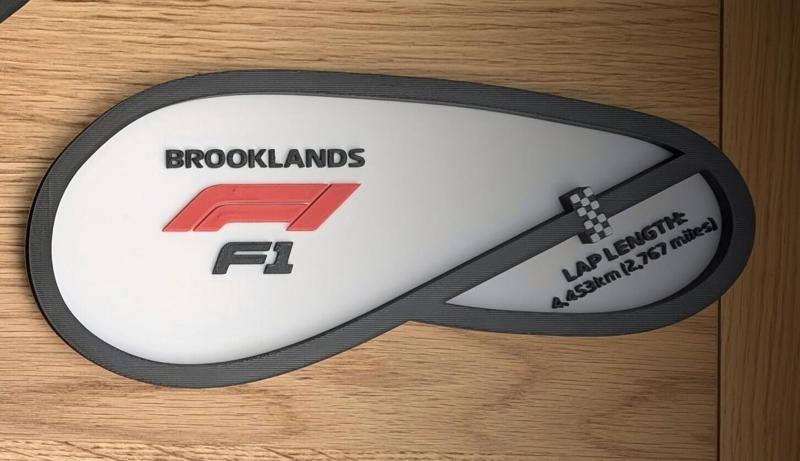Brooklands Circuit Wall Plaque