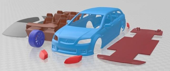 Holden VE II Commodore Sportwagon SSV 2011 Printable Car