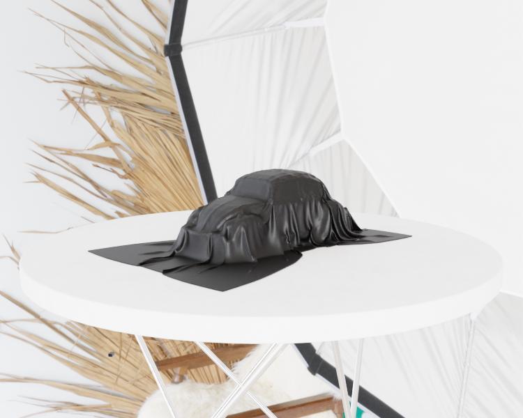 3D Printable Volkswagen New Beetle - Sliced Design with Base